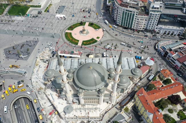 Taksim Camii 7 Mayıs'a hazırlanıyor