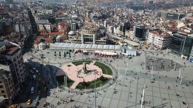 Taksim Camii'nde kaba inşaatın yüzde 80'i tamamlandı