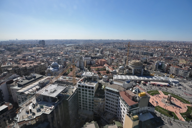 Taksim Camii'nde kaba inşaatın yüzde 90'ı tamamlandı