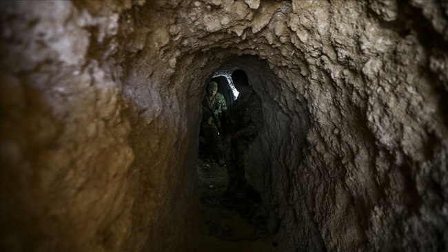 Tel Abyad'da teröristlerin kaçış tünelleri ortaya çıkarıldı