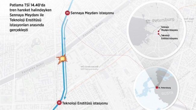 Rusya'da metro istasyonunda terör saldırısı