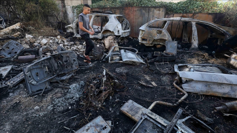 Filistin topraklarını gasbeden İsraillilerin saldırıları sonucu 21 Filistinli yaralandı. Fotoğraf: AA