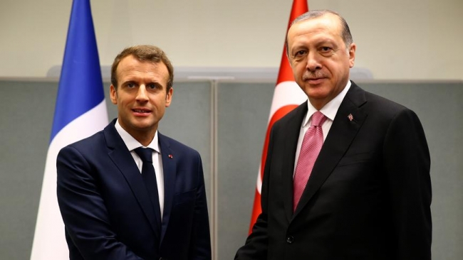 Cumhurbaşkanı Erdoğan, Macron ile telefonda görüştü