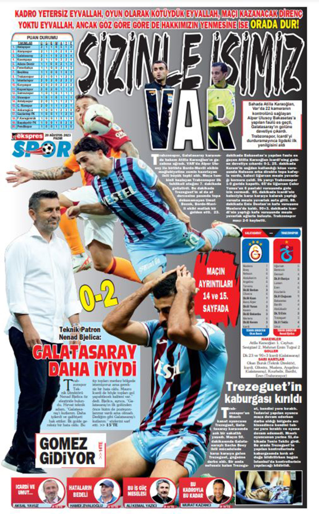 Trabzonspor 8 aydır derbi kazanamıyor