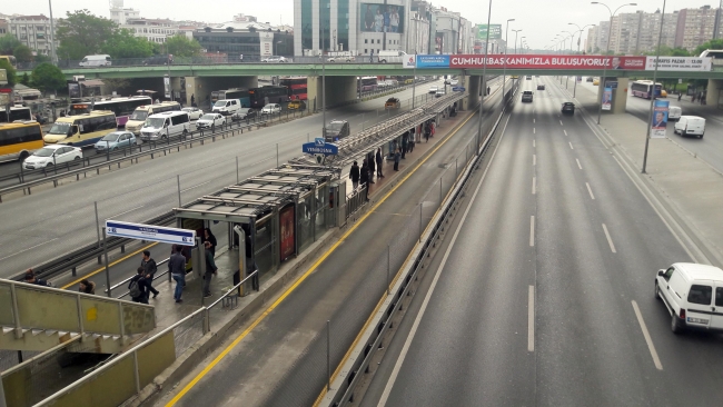 1 Mayıs'ta İstanbul'da yollar boş