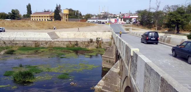 Tunca Nehri yeşile büründü