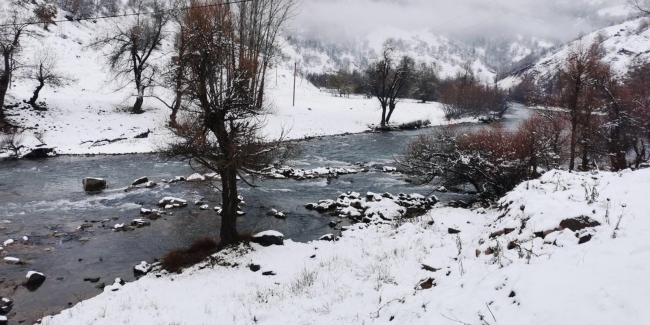 Tunceli'de kar köy yollarını kapattı