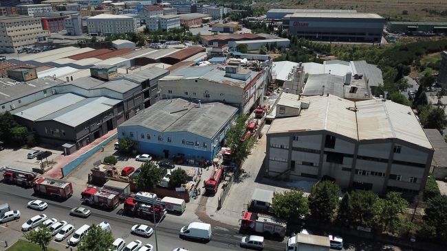 Tuzla'da fabrika yangını