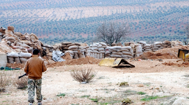 YPG/PKK'lı teröristler her tepeye kule ve tünel inşa etmiş