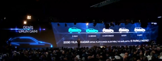 Türkiye'nin Otomobili'nde 5 farklı model