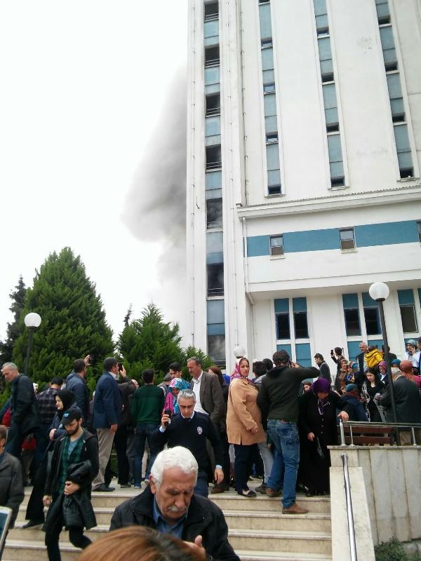 Ordu Devlet Hastanesi'nde yangın