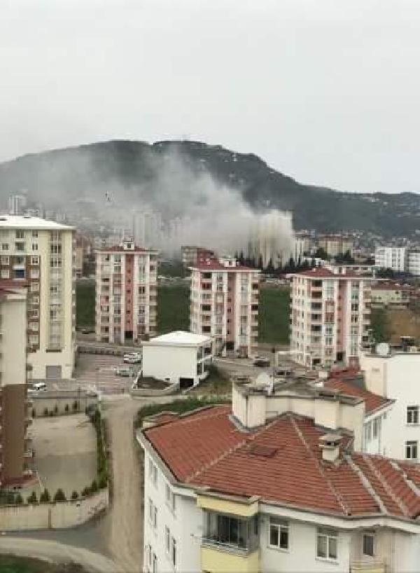 Ordu Devlet Hastanesi'nde yangın