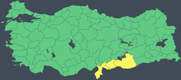 Meteoroloji'den 4 il için "sarı" uyarı: Kuvvetli yağışa dikkat