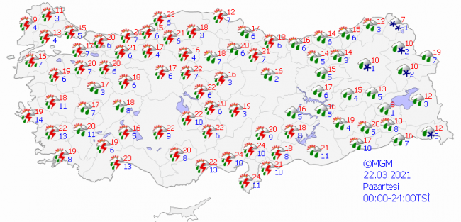 Sıcaklıklar düşüyor, Ankara'ya kar geliyor