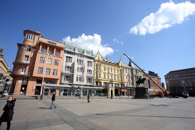 Hırvatistan'ın başkenti Zagreb. | Fotoğraf: AA