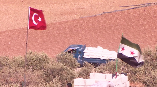 El Bab Deir Tepesi'ndeki ÖSO karargahı ilk kez görüntülendi